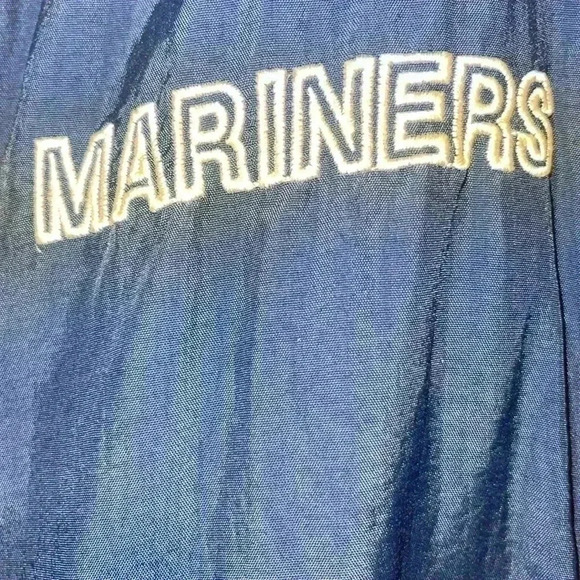 Vintage Seattle Mariners MLB Starter puffer coat size XL - Picture 3 of 6